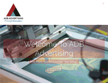 Tablet Screenshot of adbadvertising.com